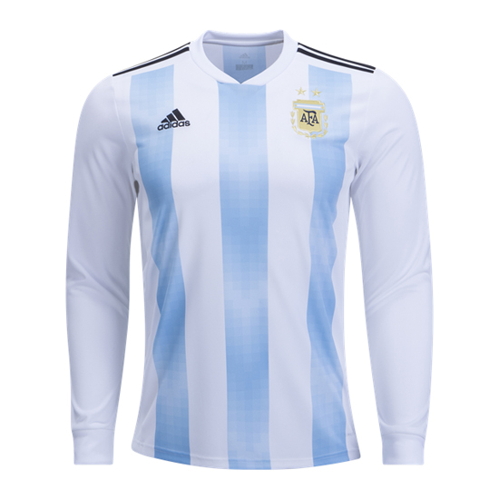 Maglia Argentina home manica lunga 2018 - Clicca l'immagine per chiudere